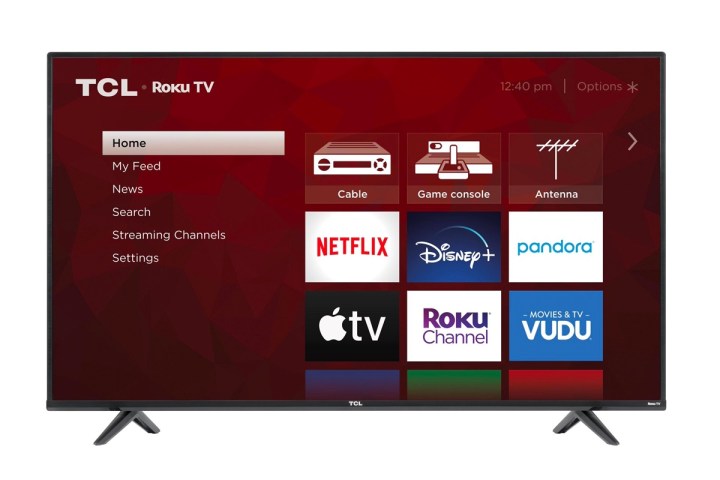 Ekranında Roku TV platformunun yer aldığı 50 inç TCL 4K TV,