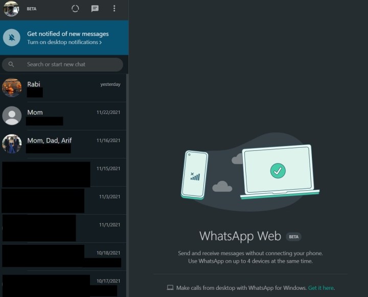 WhatsApp'ı masaüstü veya dizüstü bilgisayarınızda nasıl kullanabilirsiniz? Whats App Web