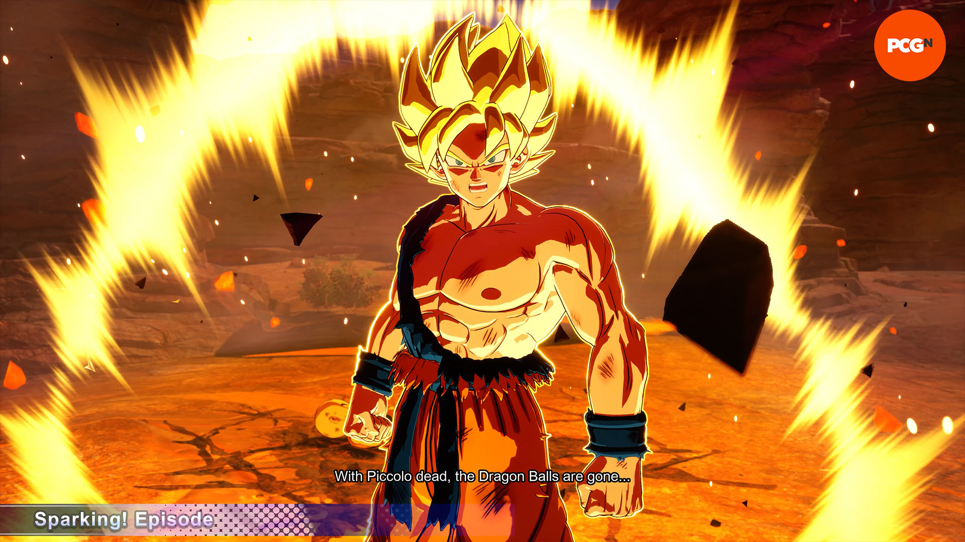 Dragon Ball Sparking Zero incelemesi: Goku alevlerle çevrili