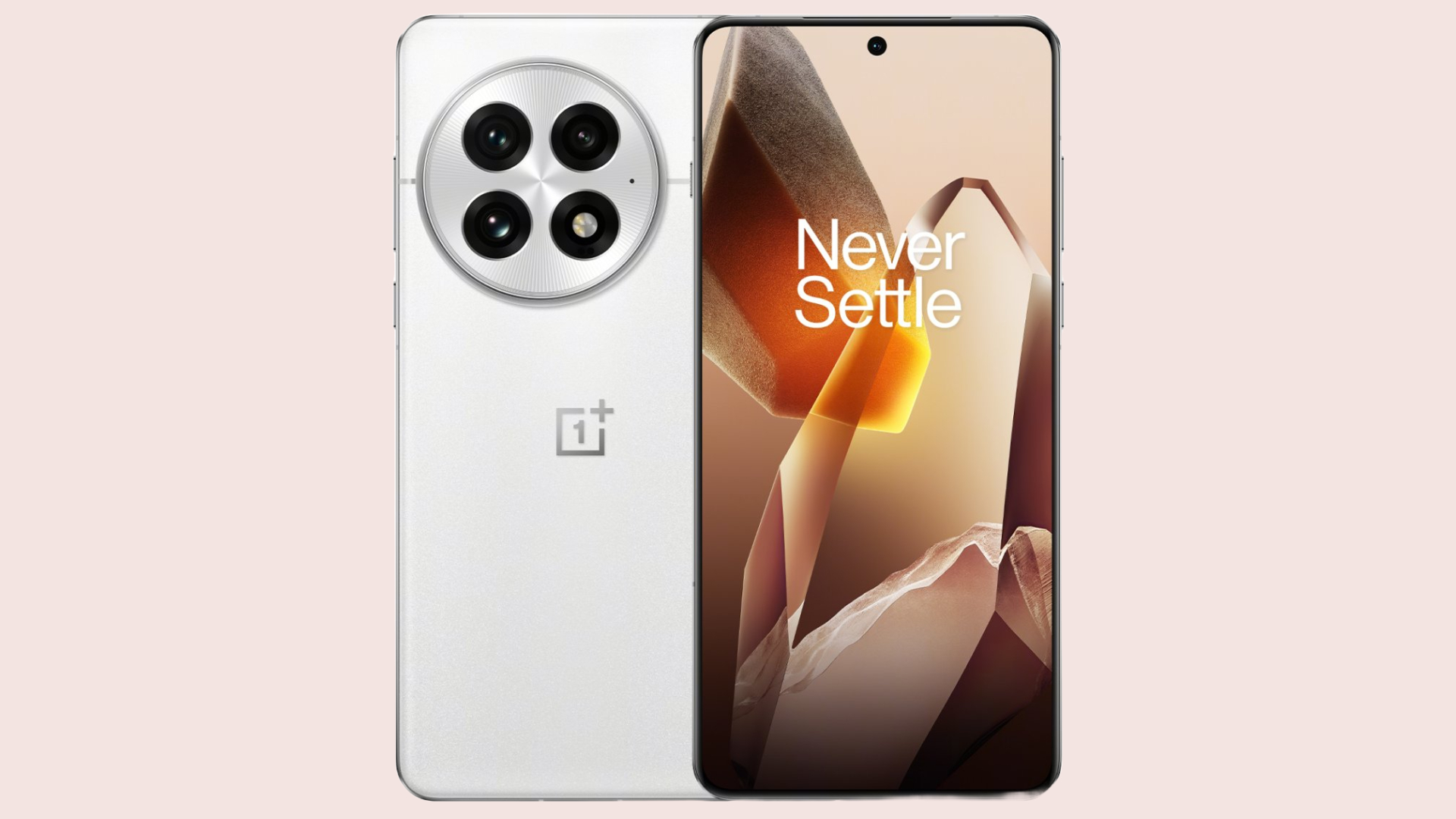 Resmi OnePlus 13 ürün görseli beyaz renkte.