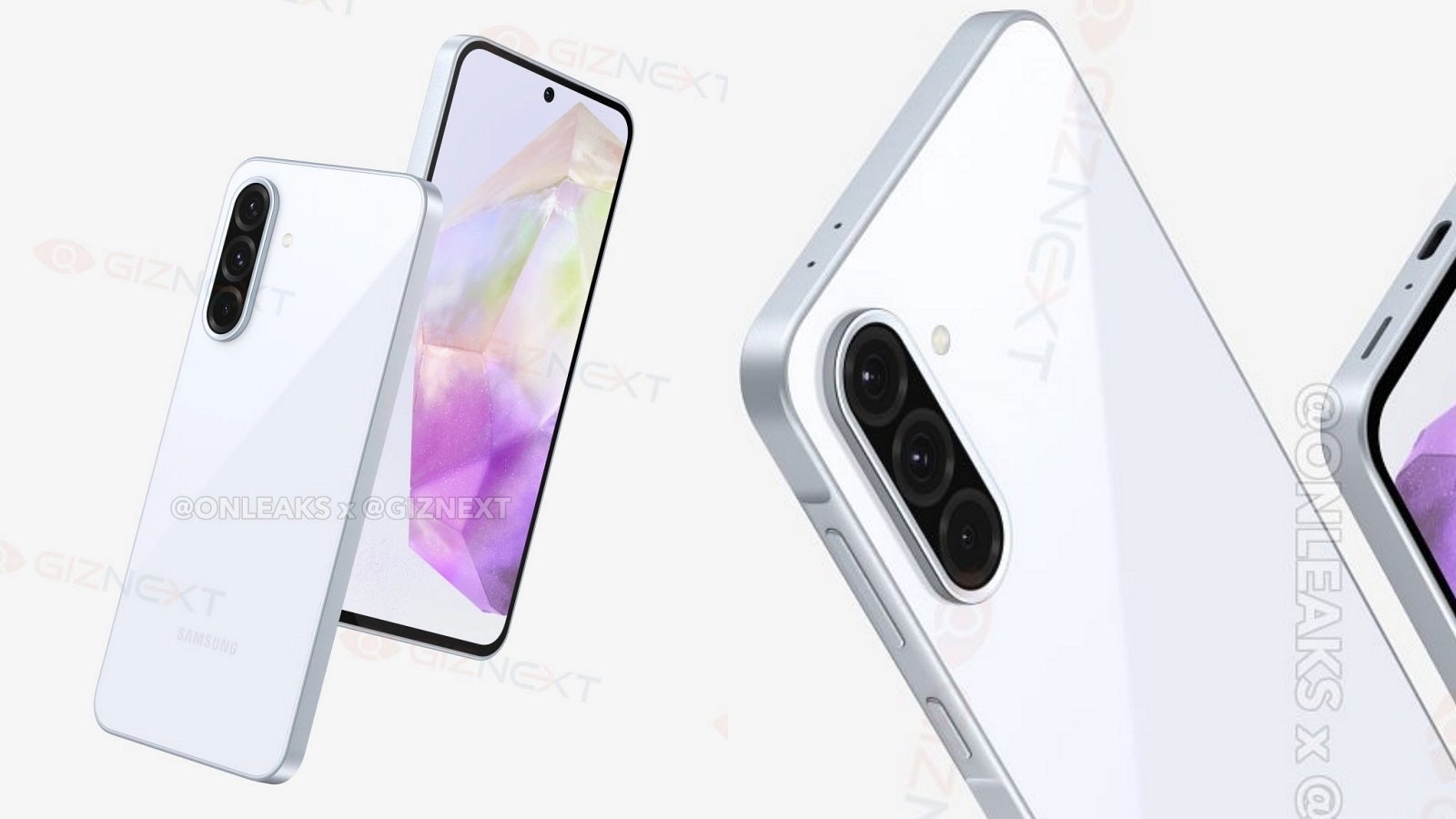 Galaxy A36 renderları.