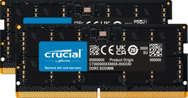 Önemli dizüstü bilgisayar RAM DDR5 32GB Kiti (2x16GB)