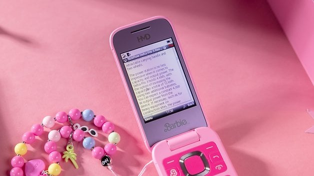 Barbie Telefonunun önden görünümü