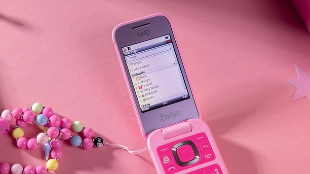 Barbie Telefonunun önden görünümü