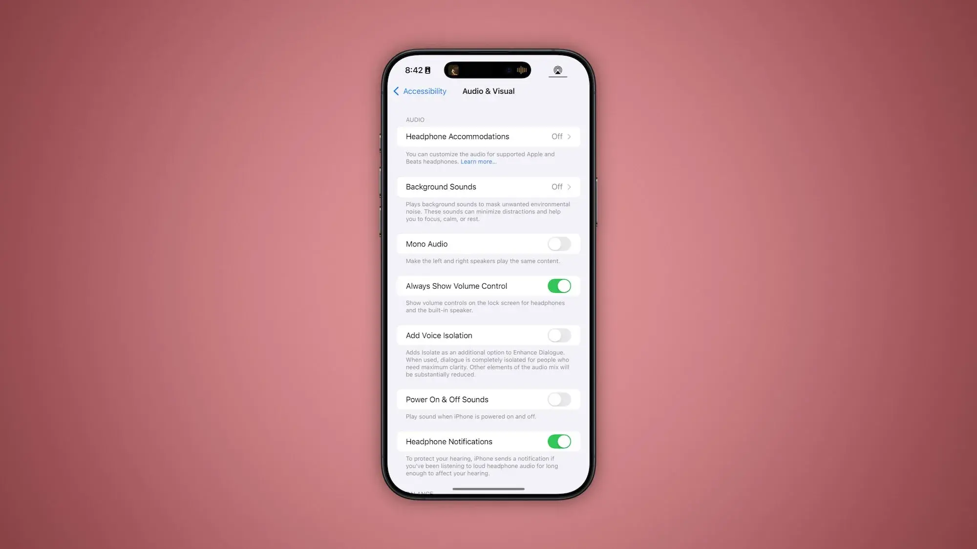 iOS 18.2 ile Ayarlar uygulamasında bulunan seçeneği gösteren ekran görüntüsü