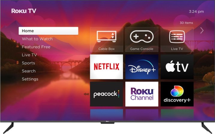 Roku 65 inç Class Plus ve Select Serisi QLED ve LED TV'ler.