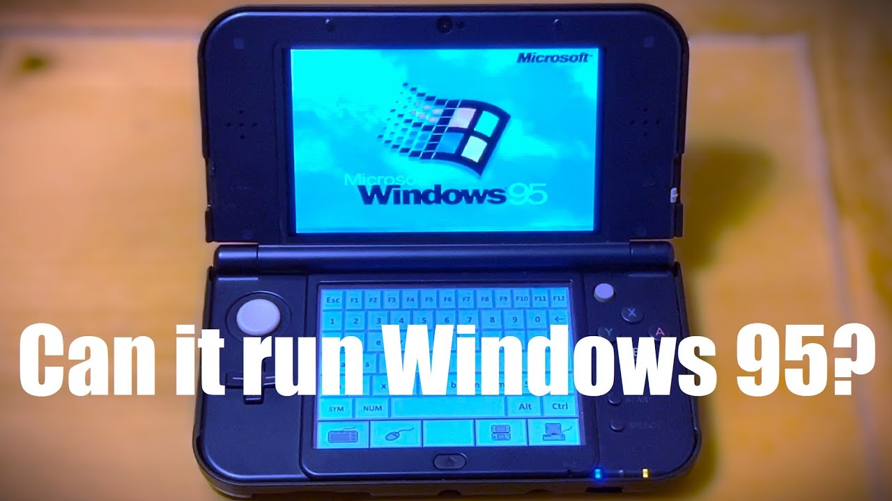 3ds'e Windows 95 Kurmak ve Onunla Müzik Yapmaya Çalışmak - YouTube