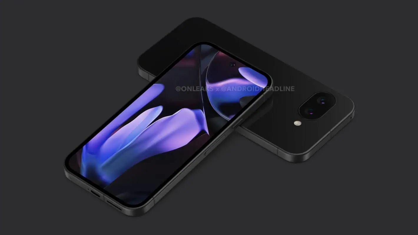 Google Pixel 9A'nın sızdırılmış render