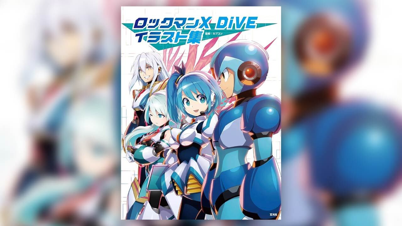 Mega Man X Dive Mobil ve PC Oyunu Resmi Komple Eser Sanat Kitabıyla Geliyor