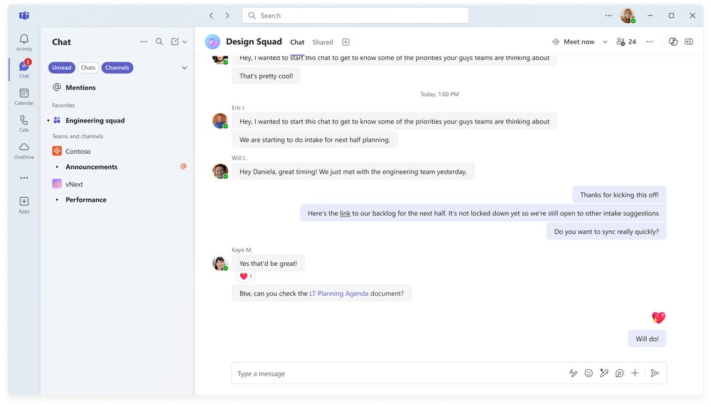 Microsoft Teams, tüm platformlar için yeni sohbet ve kanal deneyimini duyurdu