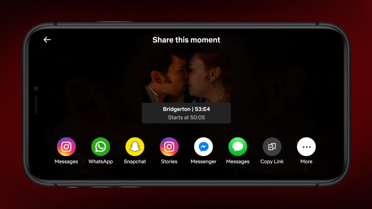 Netflix Moments mobil özelliği