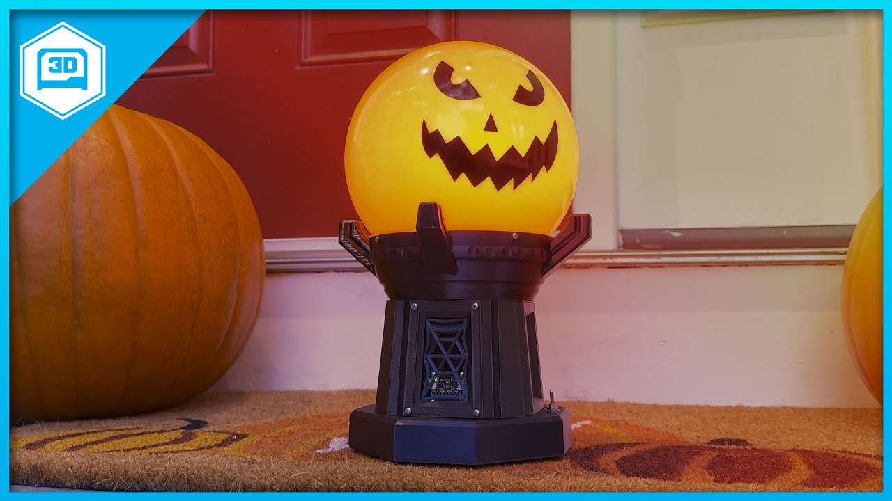 PropMaker Jack O'Lantern #3DPrinting #circuitpython - YouTube