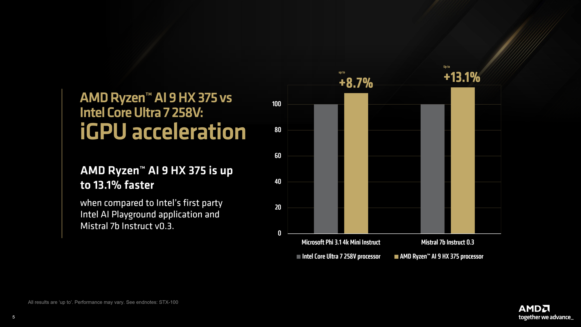 AMD Intel Playground iGPU ve iGPU performansı