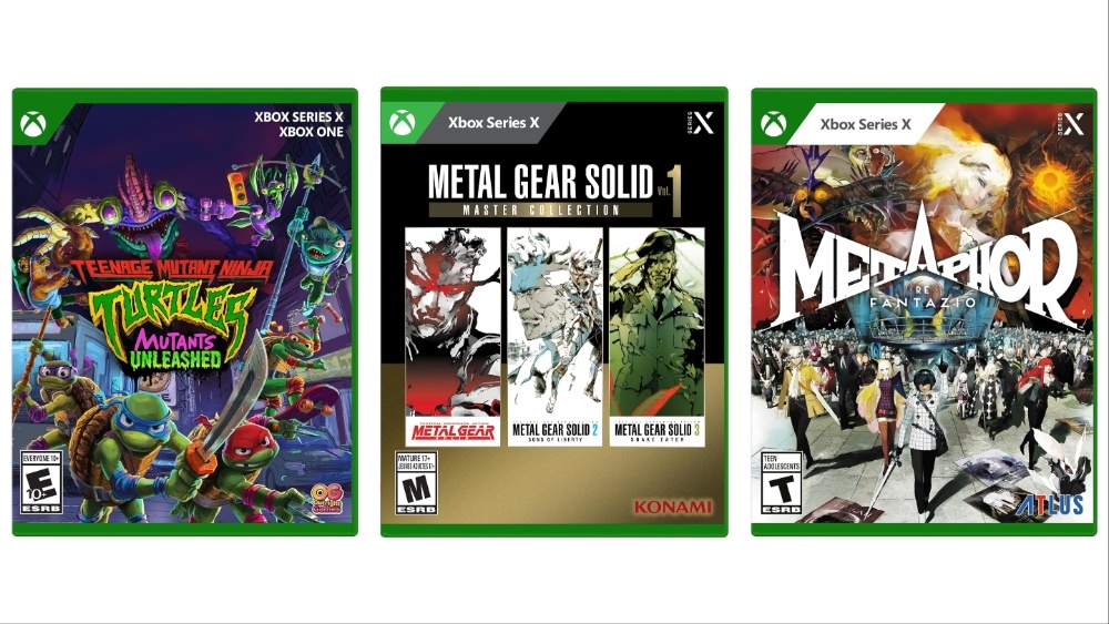 TMNT: Mutantlar Serbest Bırakıldı, Metal Gear Solid: Master Collection Vol. 1, Metafor: ReFantazio