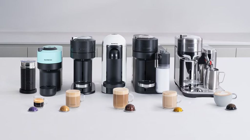 Nespresso Vertuo makineleri üst üste