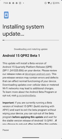 Google, çekirdek yükseltmeleriyle birlikte Android 15 QPR2 beta 1'i yayınladı