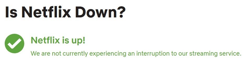 Downdetector'da hizmetin kapalı olduğuna dair çok sayıda şikayet olmasına rağmen Netflix, hizmetin çalışır durumda olduğunu ve yayına sunulduğunu söylüyor. | Resim kredisi-Netflix - Merakla beklenen Tyson-Paul dövüşünden hemen önce Netflix kapanıyor