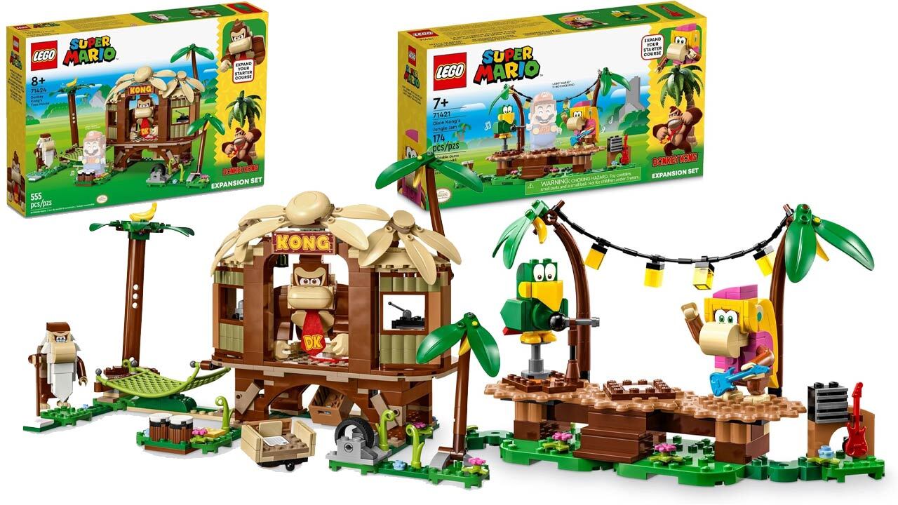 Lego Donkey Kong'un Ağaç Evi ve Dixie Kong'un Jungle Jam'i