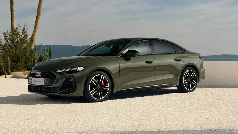 A4 ve A5 Sportback'in yerine geçen ve küresel versiyondan belirgin şekilde daha büyük olan 2025 Audi A5L sedan tanıtıldı