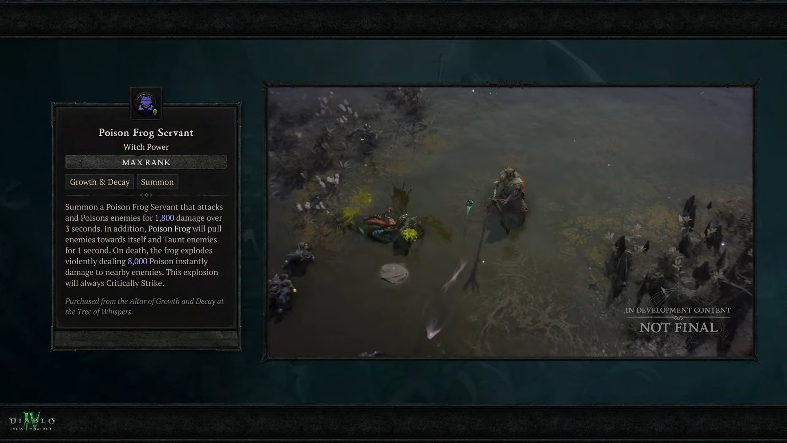 Diablo 4 büyücülük güçleri