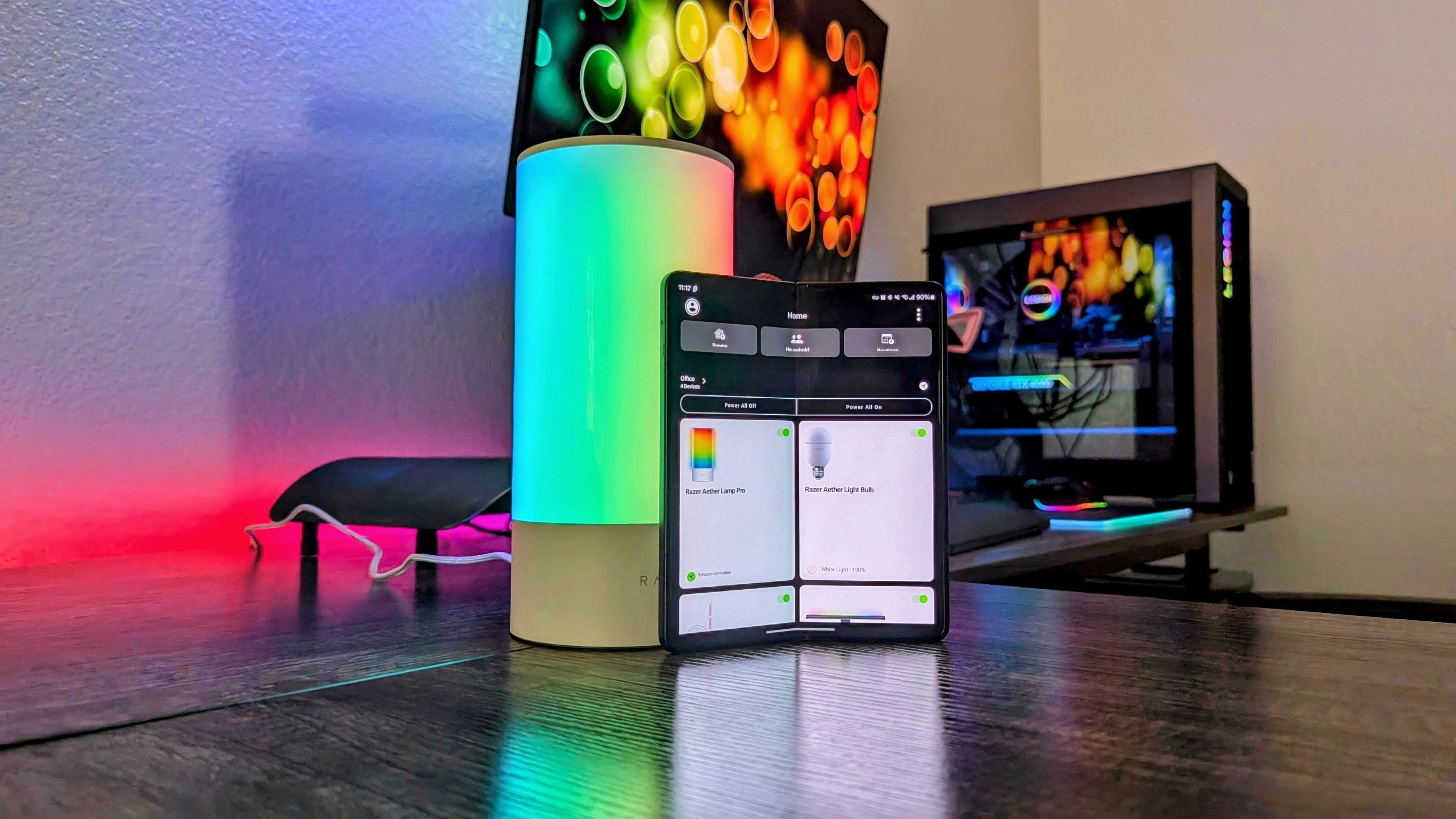 Razer Oyuncu Odası'nın görüntüsü.