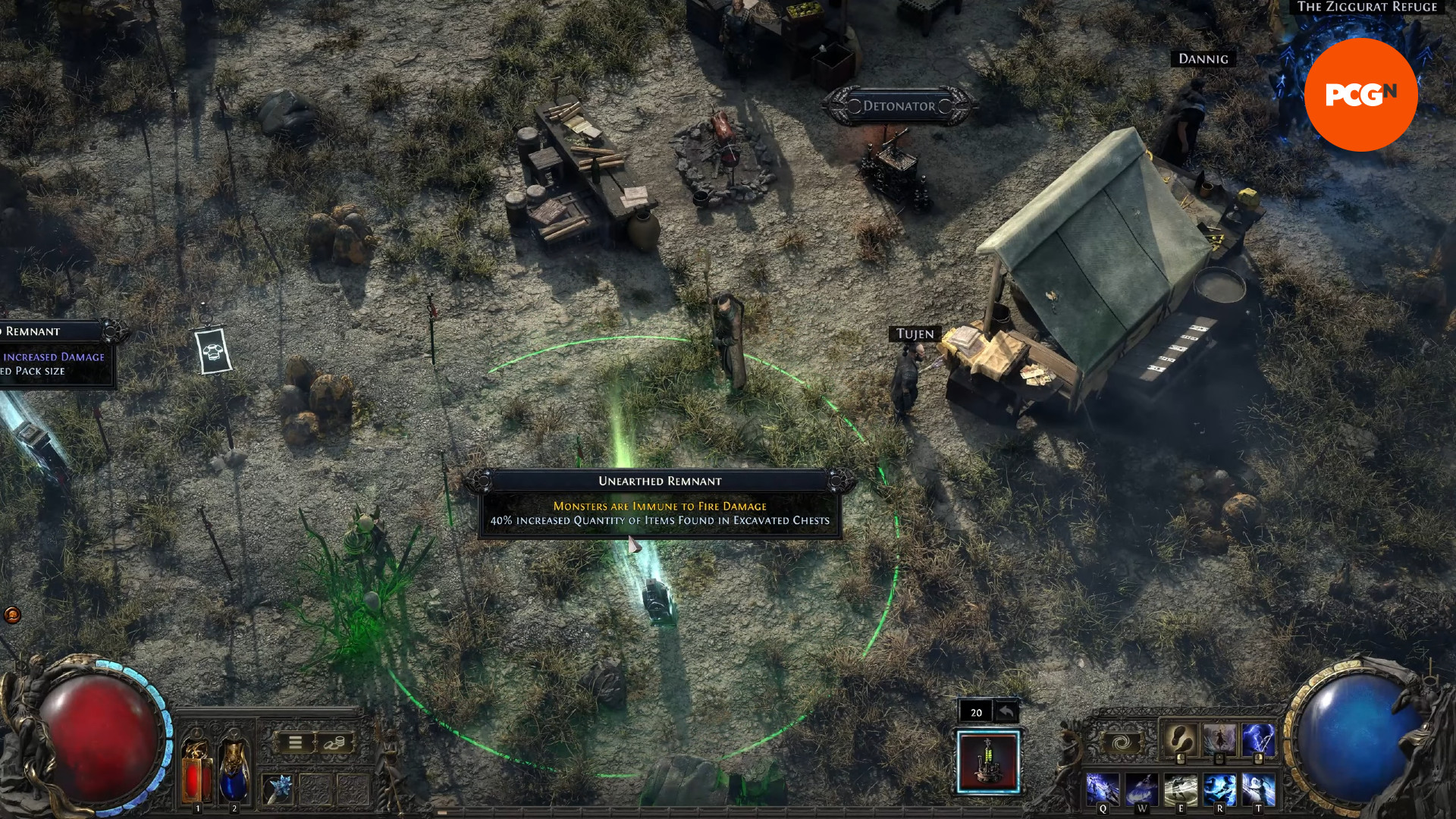 sürgün yolu-2-erken erişim-röportajı-keşif-oyunsonu Path of Exile 2 Expedition - Oyuncu, PoE 2 Atlas ağacının oyun sonu mekaniklerinden biriyle meşgul olur.
