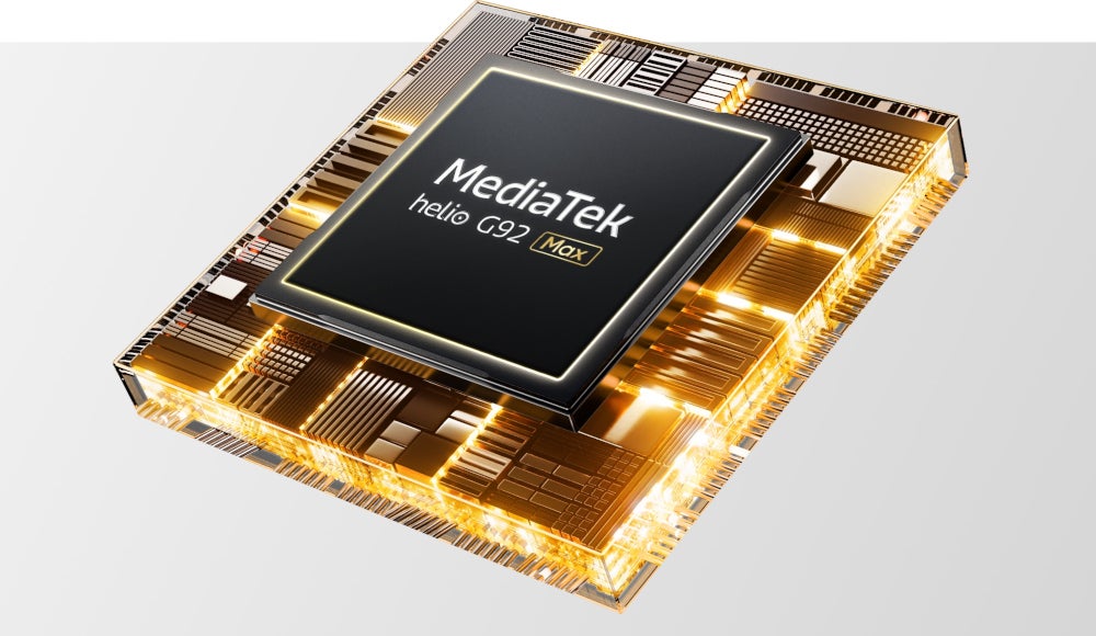 Realme'nin en yeni orta sınıf telefonu MediaTek'in yeni Helio G92 Max yonga setini piyasaya sürdü