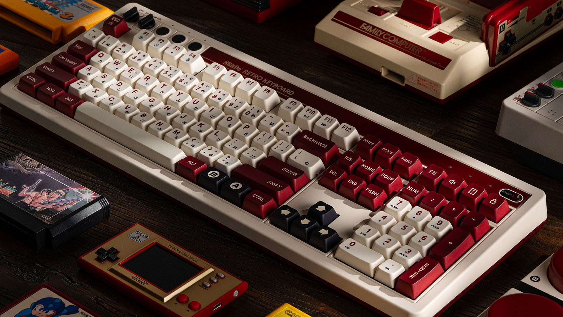 8BitDo Retro 108 Mekanik Klavye Aile Sürümü