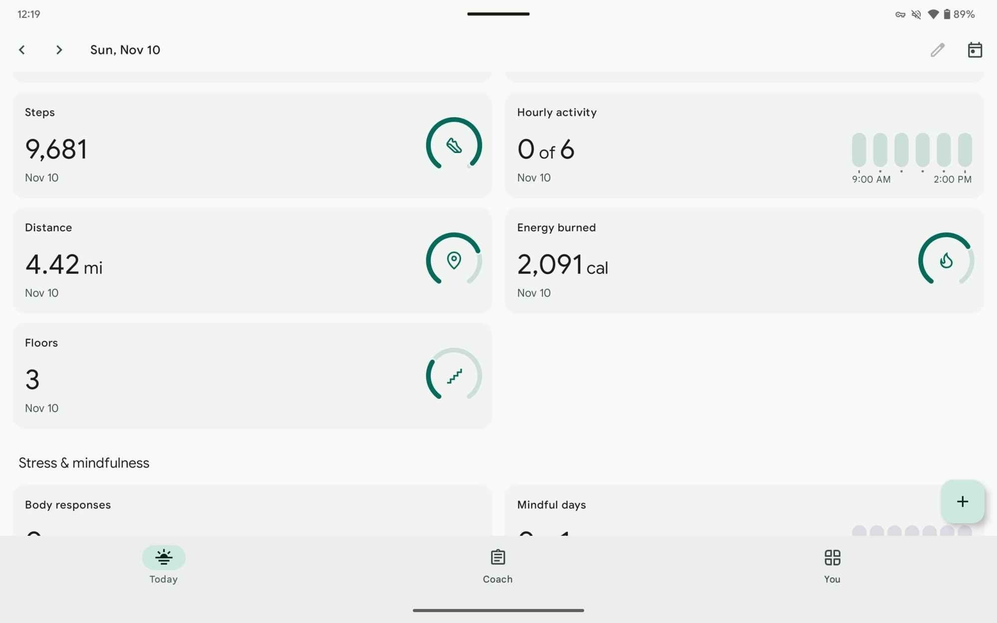 Resim kredisi 9to5Google - Android için Fitbit, tabletler ve katlanabilir cihazlar için büyük bir yeniden tasarıma kavuşuyor: Yeni düzen ve özellikler