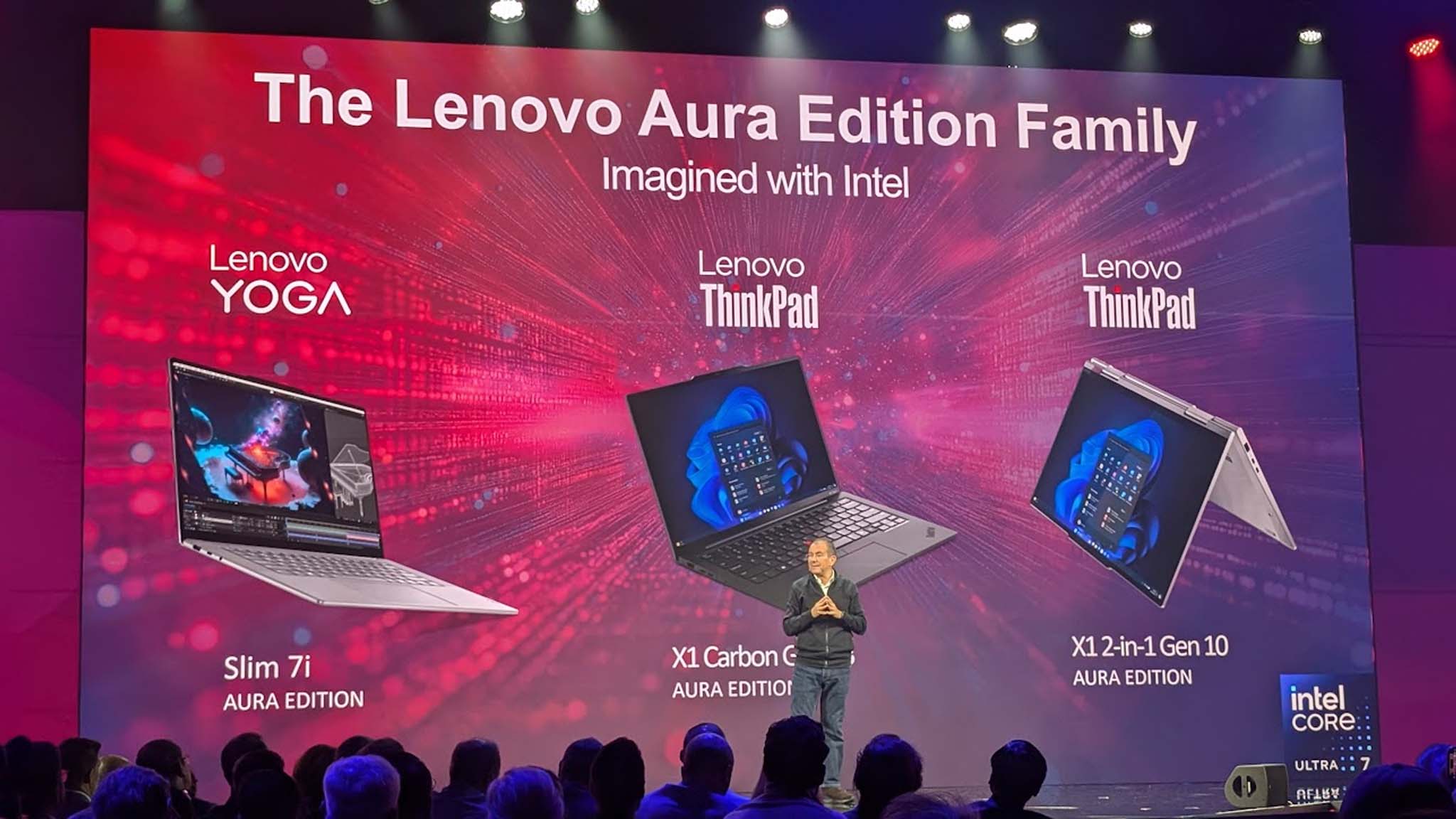 AI PC'lerin Lenovo Aura Edition ailesi.