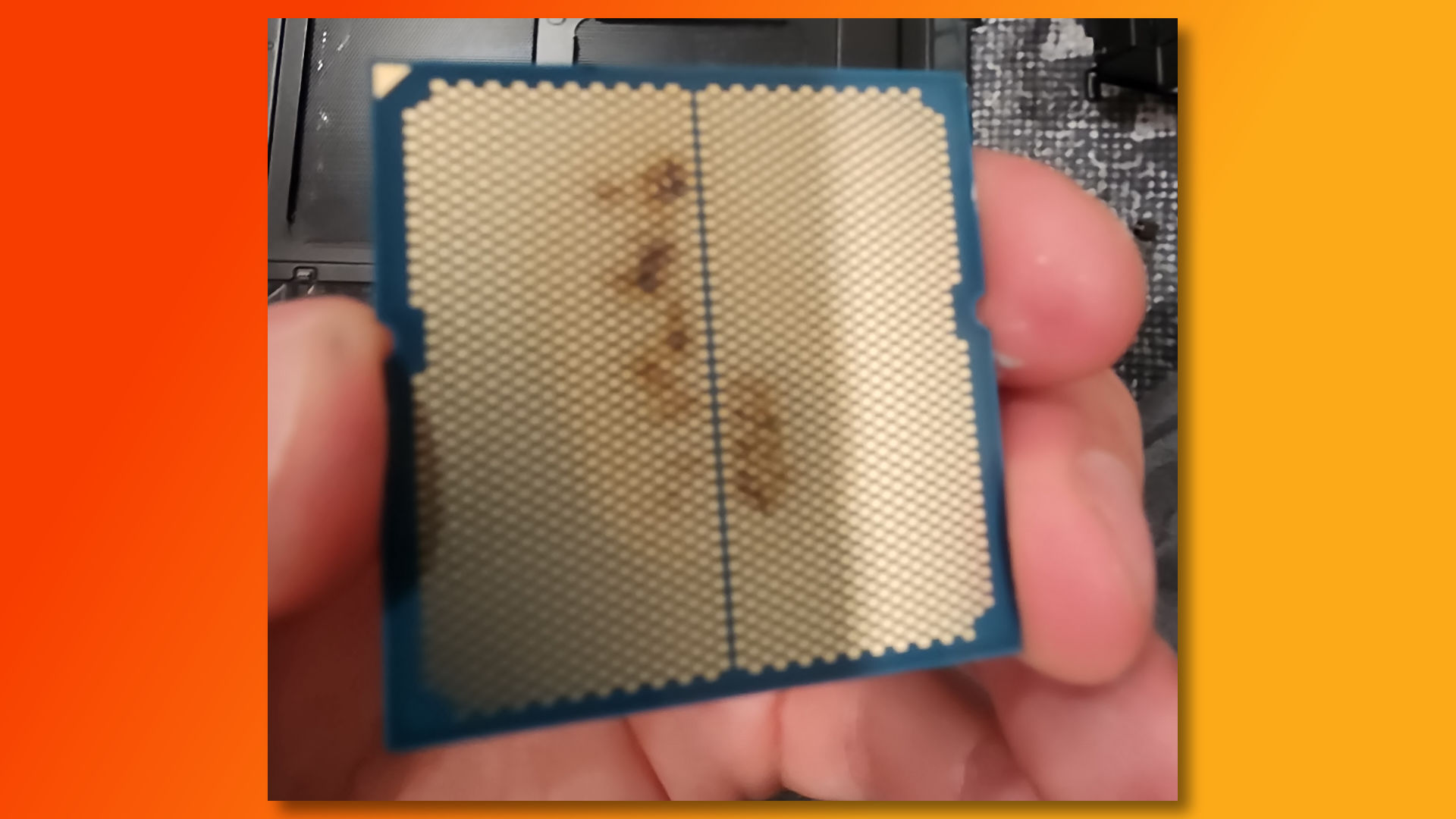 Bu yanmış AMD Ryzen 7 9800X3D oyun CPU’su göründüğü gibi değil