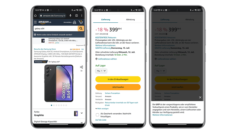 Amazon ekran görüntüsü Amazon ekran görüntüsü