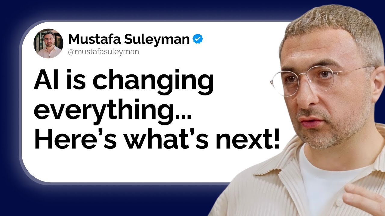 Microsoft AI CEO'su: Yapay Zeka İşi Dönüştürecek ve Daha Önce Hiç Olmadığı Gibi Çalışacak! - Mustafa Süleyman - YouTube