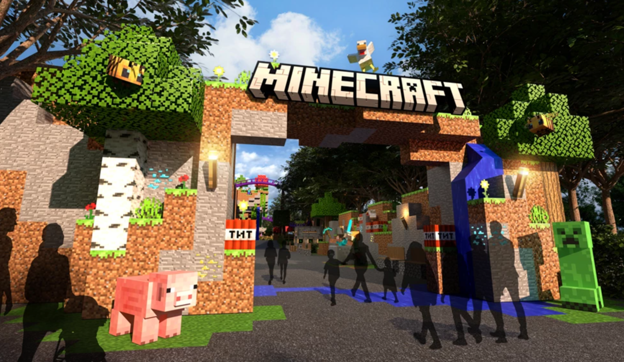 Minecraft Nihayet Tema Parkı Uygulamasına Giriyor Ama Beklediğiniz Gibi Değil