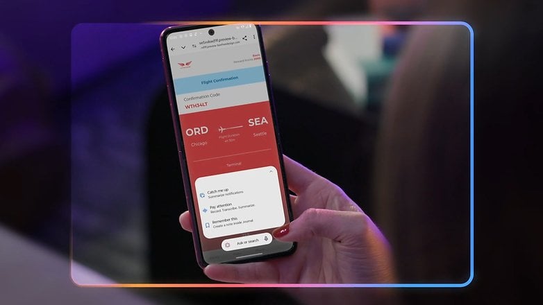 Bir Motorola telefonunda Bu özelliği hatırla özelliği görülebilir.