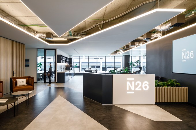 N26 Barselona ofis lobisi