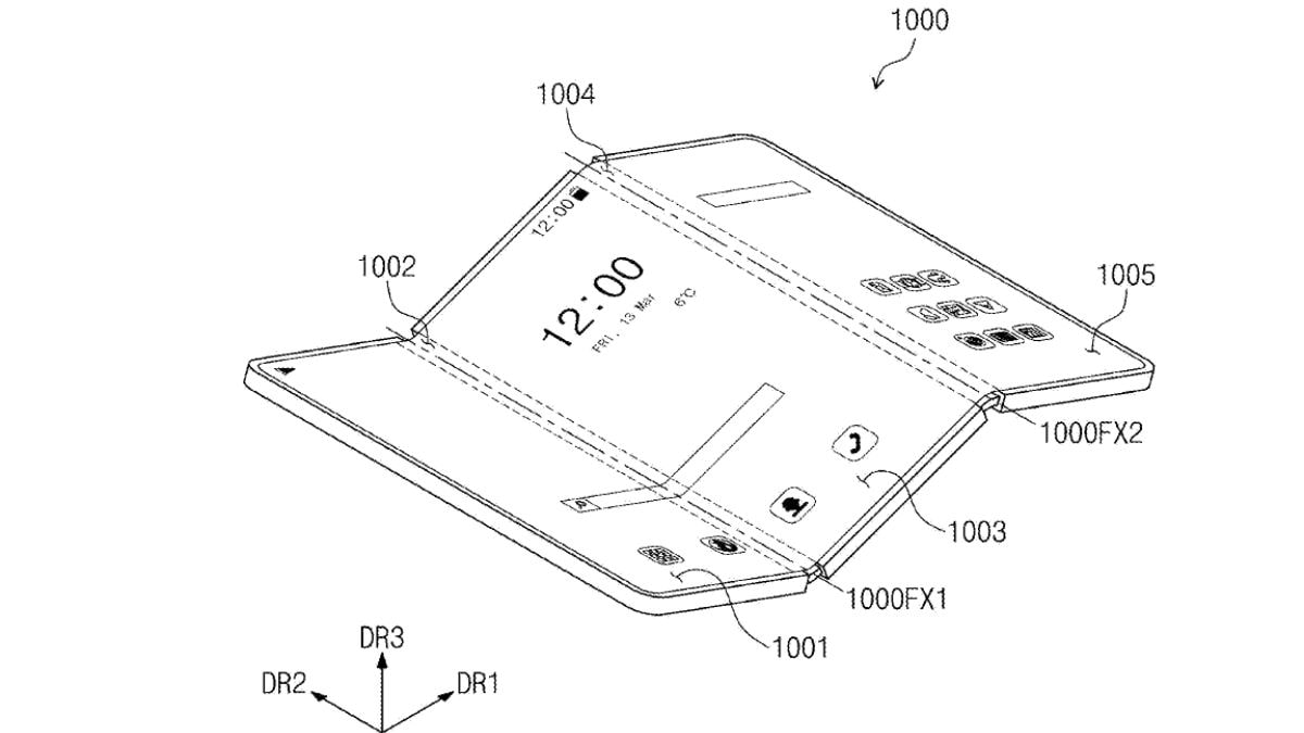 samsung üç katlı Samsung üç katlı akıllı telefon