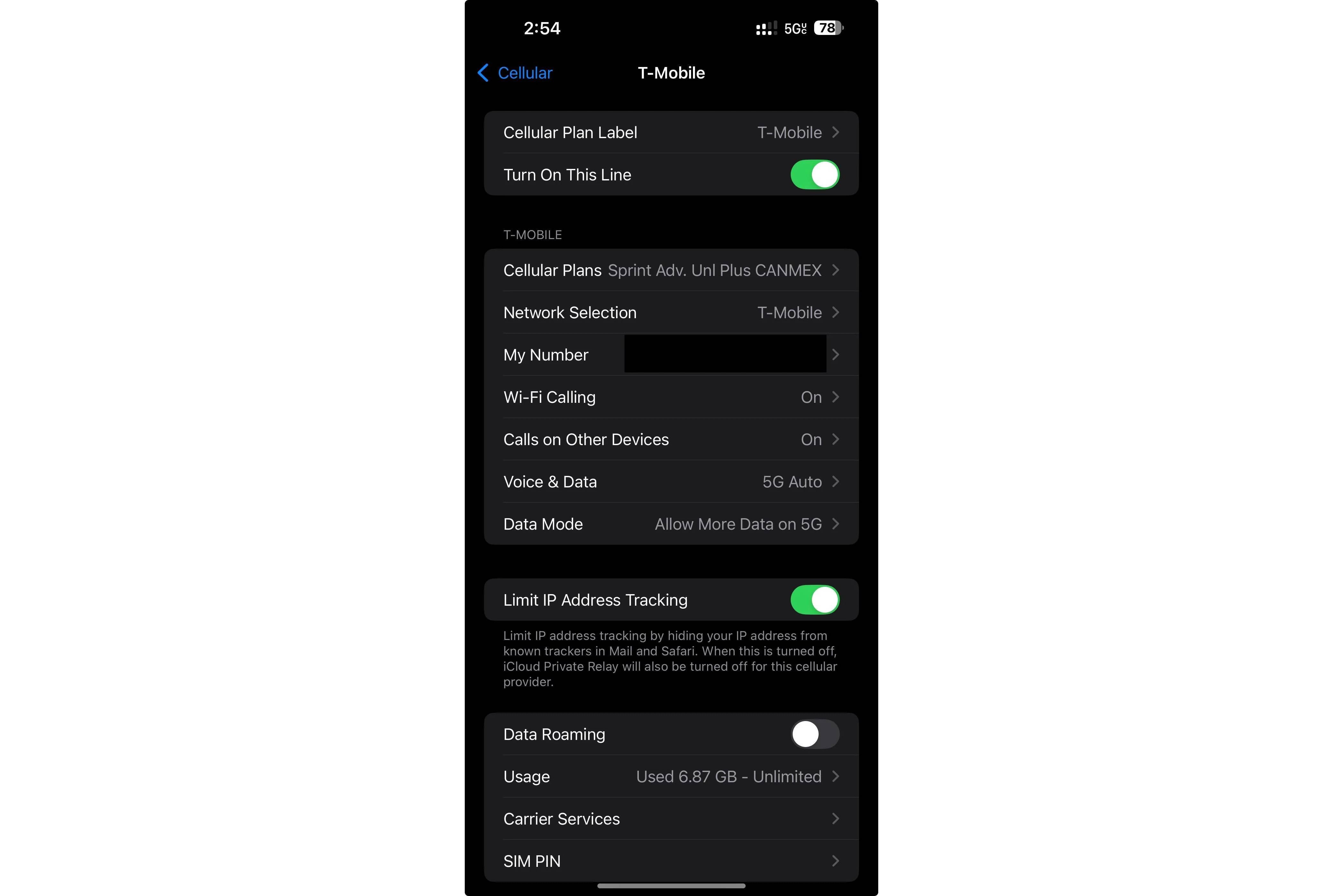 iOS kullanıcıları artık mevcut planlarının adını kolayca görüntüleyebilir. | Image Credit -&nbsp;jweaver0312, Reddit - T-Mobile, iPhone kullanıcıları için hoş bir değişiklik sunuyor