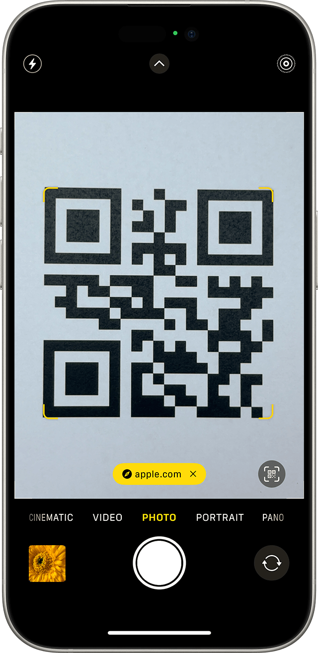 Bazı QR kodları güvenlidir! " Resim kredisi - Apple - Telefonunuzun kamerasının önüne koyduğunuz QR kodlarına gerçekten dikkat etmelisiniz