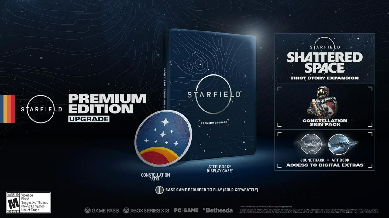 10 Dolara Starfield Steelbook Kasası ve Parçalanmış Uzay Genişlemesi Alın