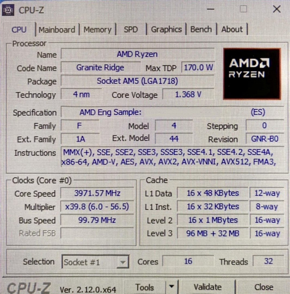 16 çekirdek, frekans 5,65 GHz ve TDP 170 W. AMD Ryzen 9 9950X3D işlemci özellikleri açıklandı