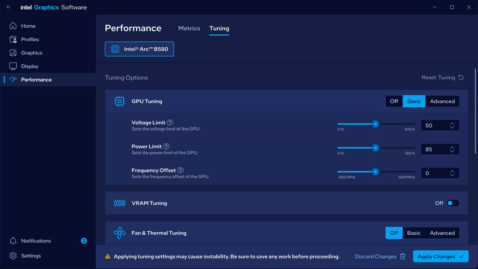 Intel'in yeni Grafik Yazılımı uygulaması