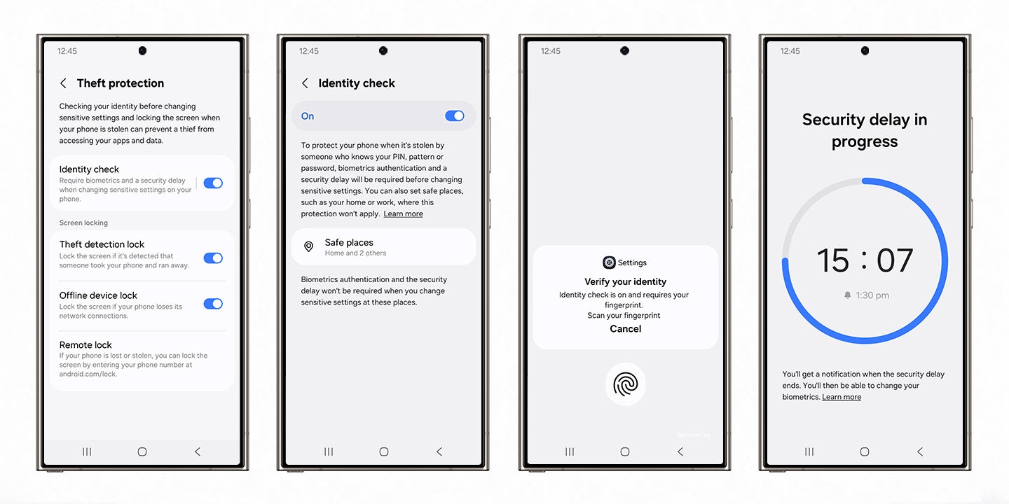 Hırsızlığa Karşı Koruma. | Image Credit - Samsung - Samsung One UI 7'nin genel beta sürümü, Galaxy telefonlara gelişmiş güvenlik korumaları getiriyor