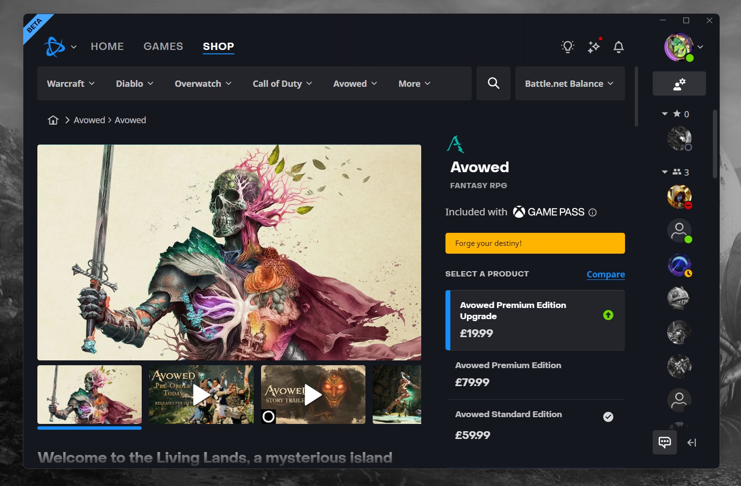 Battle.net'te Xbox oyunları var