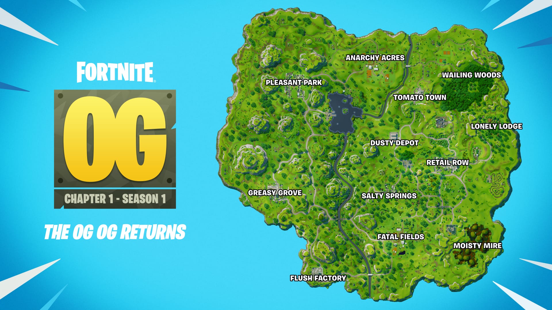 Fortnite Og Haritası