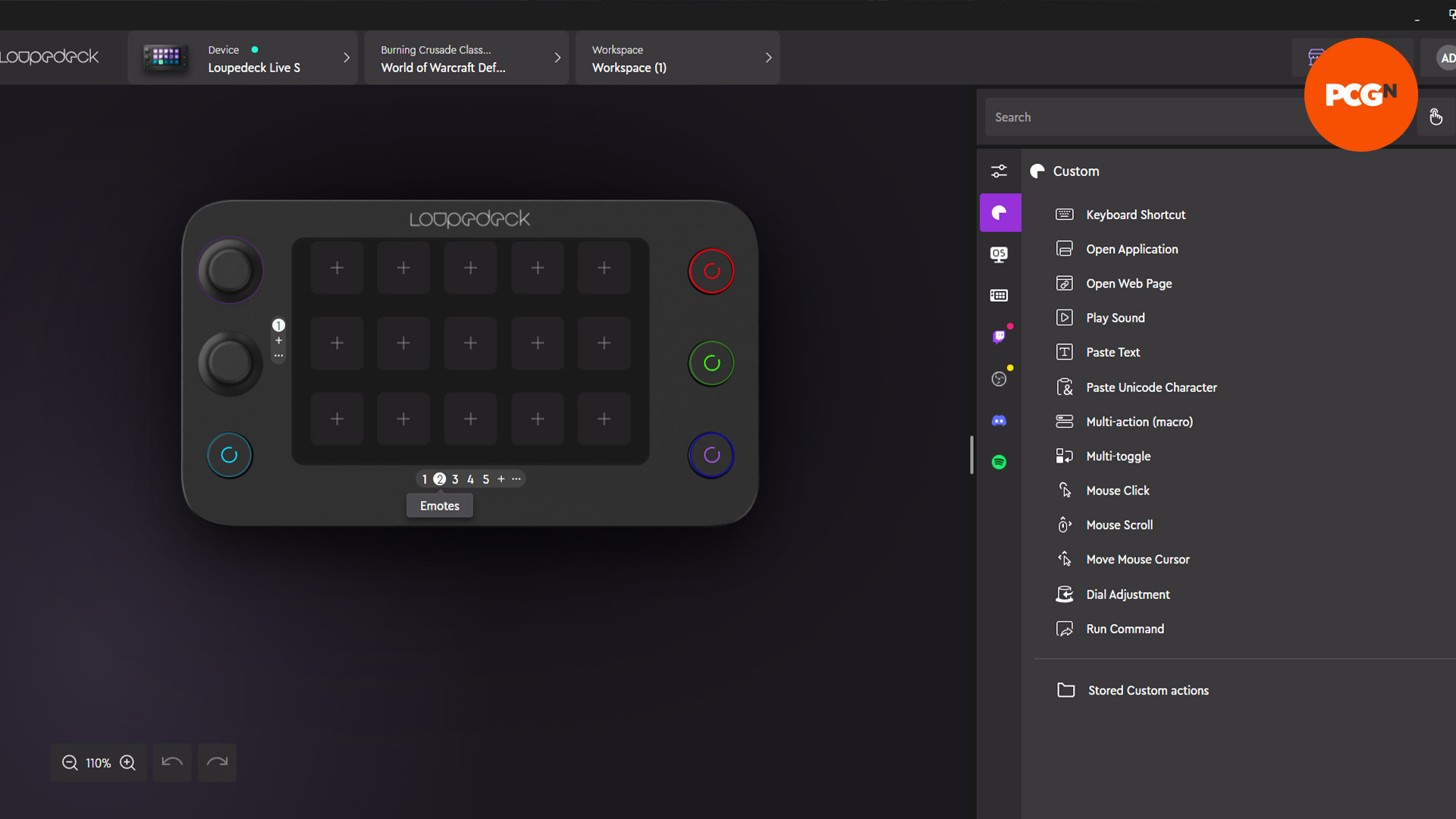 loupedeck-canlı-s-inceleme-6 Loupedeck Live S incelemesi: Loupedeck yazılımı kullanıcı arayüzü