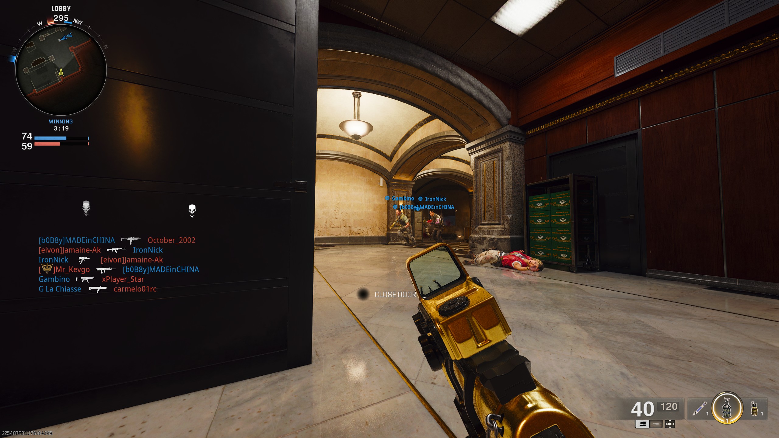 Black Ops 6'da Racket'te kapının arkasından nişan almak