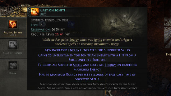 poe2'nin ignite'da yayınlanması sürgün yolundaki tutuşturma ipucu ipucu 2
