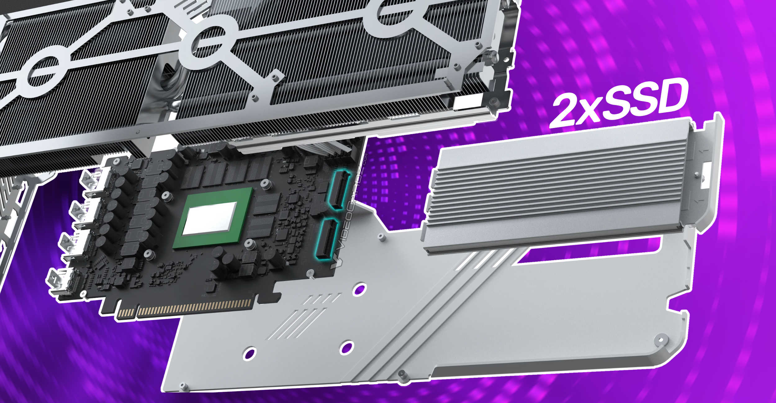 Isı dağıtıcı dahil çift yuvalı M.2 SSD'ye sahip Maxsun Arc B580 iCraft