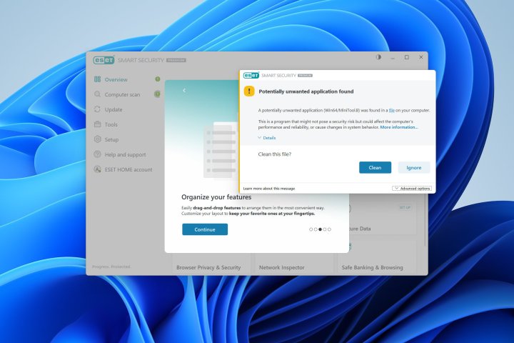 İstenmeyen uygulama tespitini devre dışı bıraktım ancak Eset Premium yine de taradı ve beni bilgilendirdi.